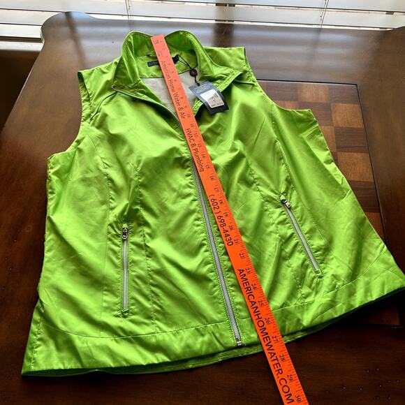 NWT Women's Ralph Lauren Polo Lime Green Vest MSRP $125 Large - Picture 5 of 9